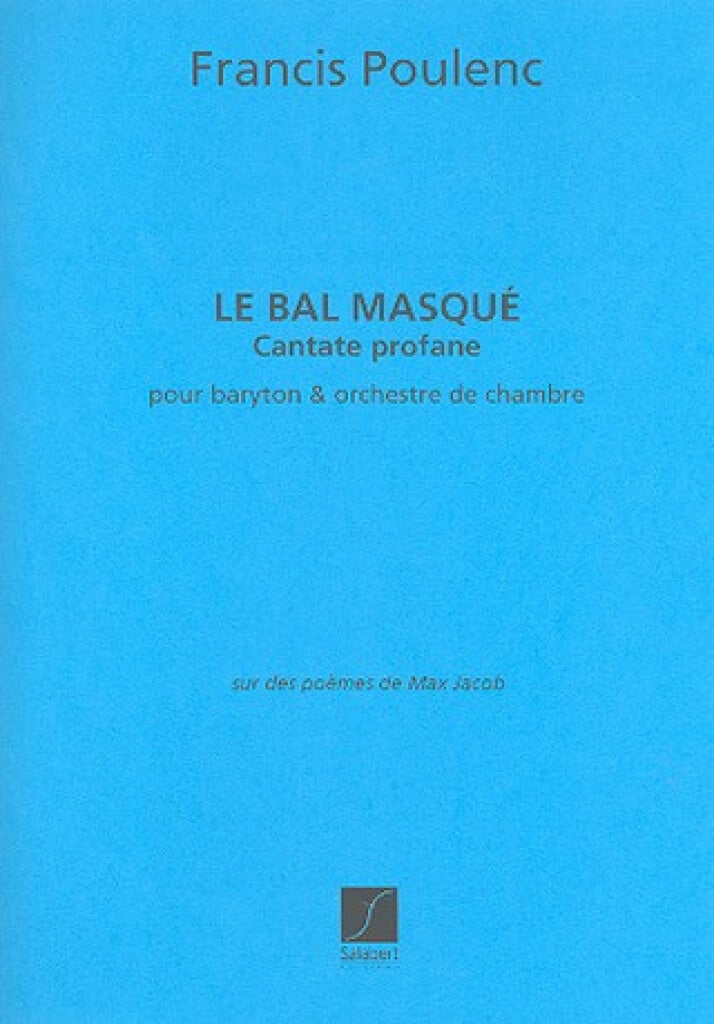 Bal Masque Orchestre Partition